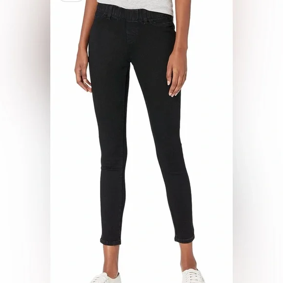 Daily Ritual Black Denim Jeggings - RARE - XS - Picture 2 of 9